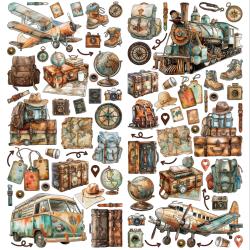 49 and Market - Wanderlust Explorer Collection - Laser Cut Elements