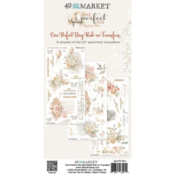 49 and Market - One Perfect Day - Rub-on Transfers