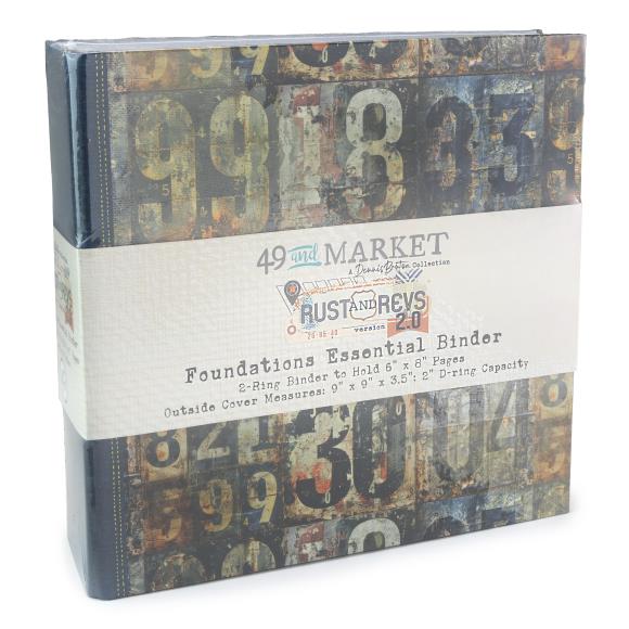 49 and Market - Rust and Revs 2.0 Collection - Foundations Binder Album Kit