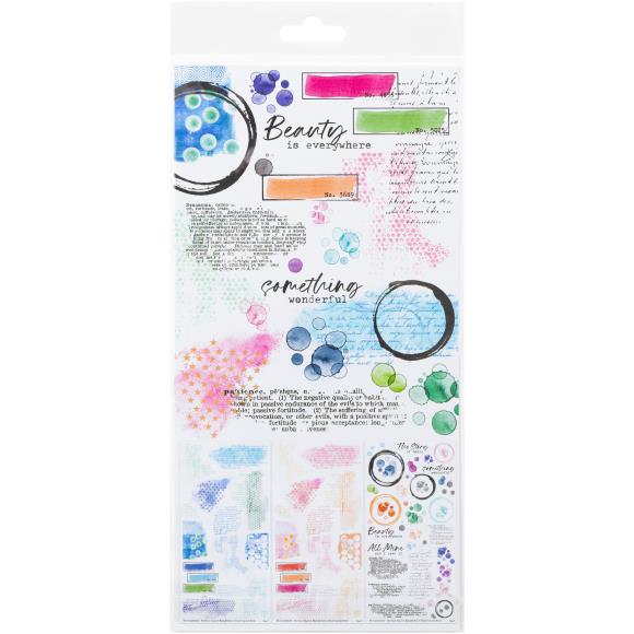 49 and Market - The Flower Emporium by Vicki Boutin - Rub-On Transfer Set -Blendable