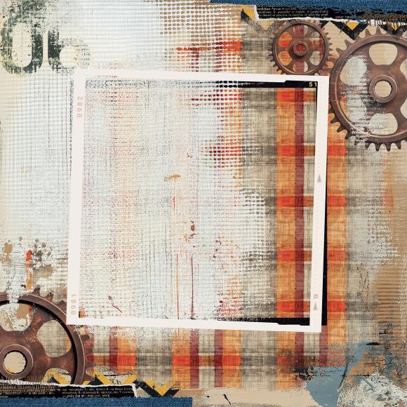 49 and Market - Rust and Revs 2.0 Collection - 12x12 Double-Sided Paper - Handsome