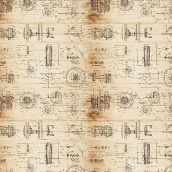 49 and Market - Rust and Revs 2.0 Collection - 12x12 Double-Sided Paper - Tenacious