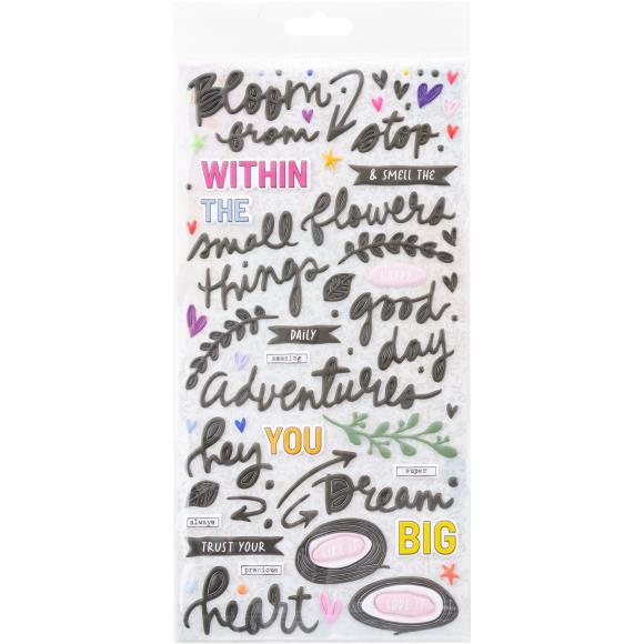 49 and Market - The Flower Emporium by Vicki Boutin - Puffy Stickers