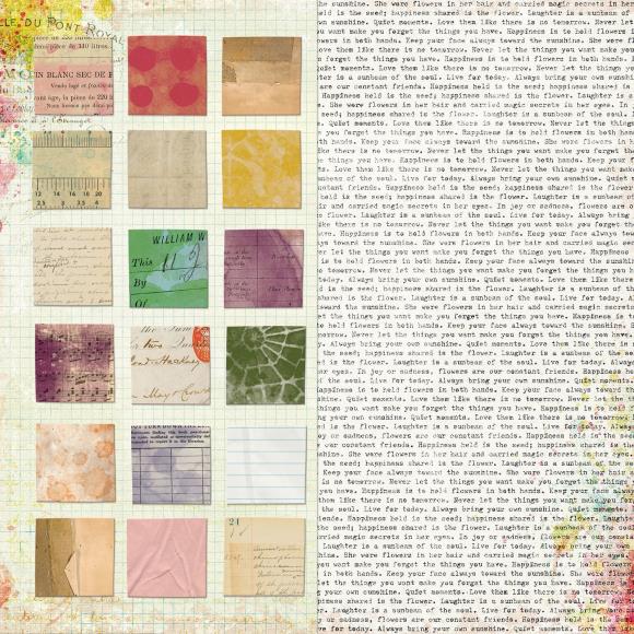 49 and Market - The Flower Emporium by Vicki Boutin -12 x 12 Double-Sided Paper -Starters Paper 7