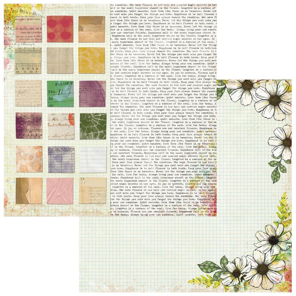 49 and Market - The Flower Emporium by Vicki Boutin -12 x 12 Double-Sided Paper -Starters Paper 7