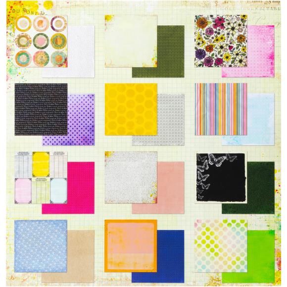 49 and Market - The Flower Emporium by Vicki Boutin - 12 x 12 Collection Paper Pack