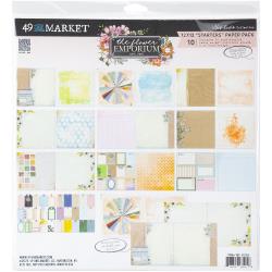 49 and Market - The Flower Emporium by Vicki Boutin - 12 x 12 Starters Paper Pack