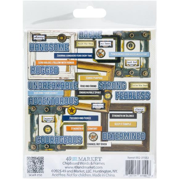 49 and Market - Rust and Revs 2.0 Collection - Chipboard Set
