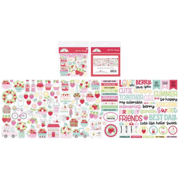 Doodle Bug Design - Berry Sweet Collection -Odds & Ends All The Things Die Cuts