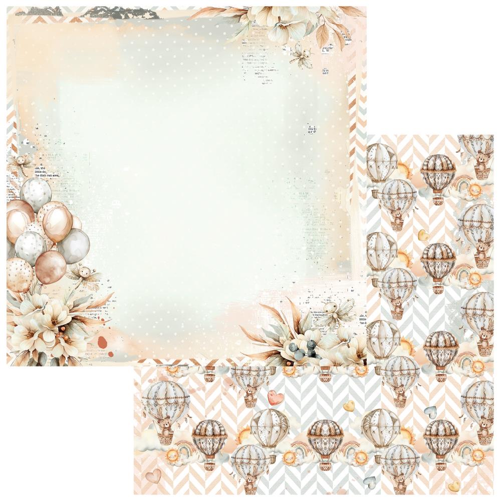 49 and Market - Little Dreamer Collection - 12 x 12 Double Sided Paper - Cloud Nine