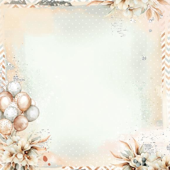 49 and Market - Little Celebrations Collection - 12 x 12 Double Sided Paper - Cheers
