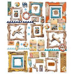 49 and Market - Beach Vibes Collection - Die Cuts