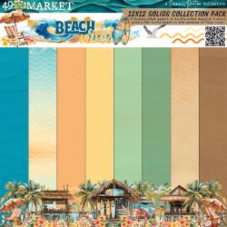 49 and Market - Beach Vibes Collection - 12 x 12 Collection Pack -Solids