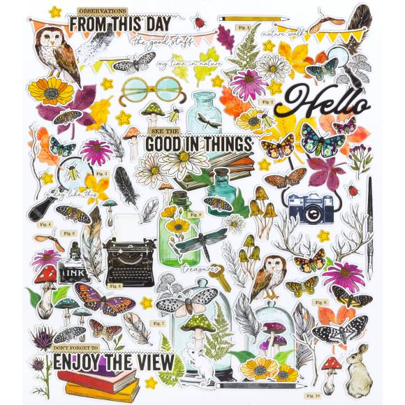 49 and Market - Curiosities in Willow Grove - Icons and Titles Ephemera Set