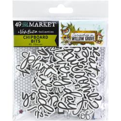 49 and Market - Curiosities in Willow Grove - Chipboard Bits