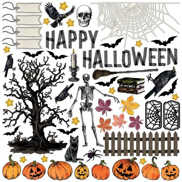 49 and Market - Curiosities in Willow Grove Halloween Assortment Pack