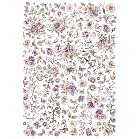 49 and Market - Echoes Of Time - Wildflower Laser Cut Outs