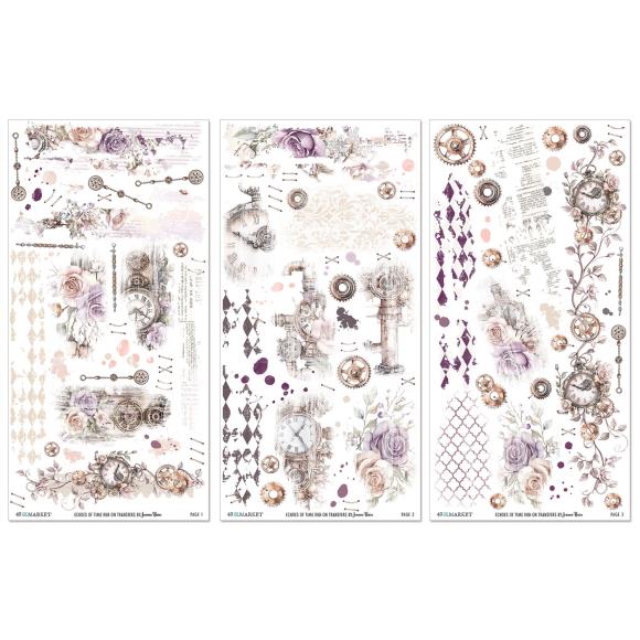 49 and Market - Echoes of Time Collection - Rub-On Transfers