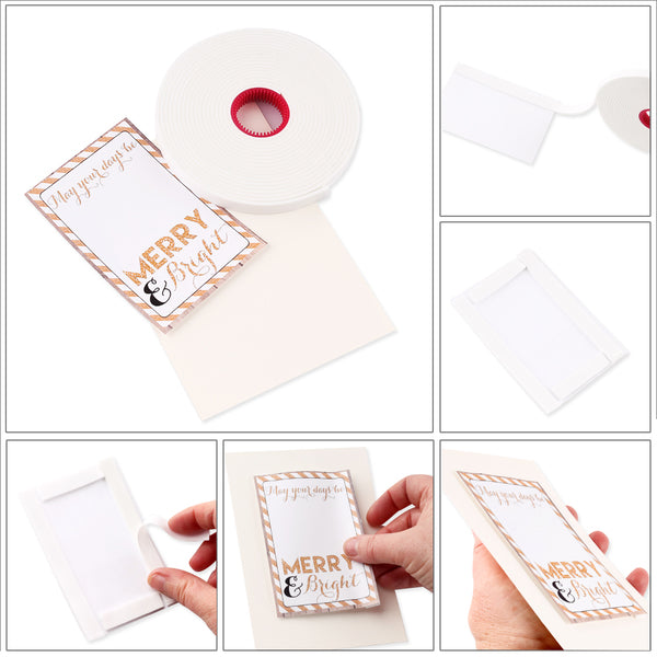 Scrapbook Adhesives Crafty Foam Tape Roll - White