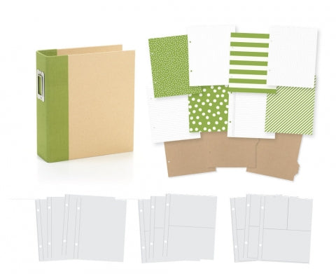 Simple Stories Sn@p! Binder 6"X8" - Green