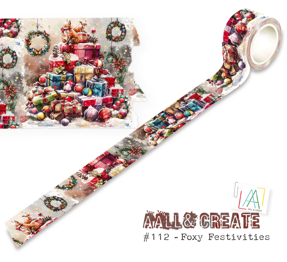 AALL and Create Layer It Up Washi Tape - Foxy Festivities
