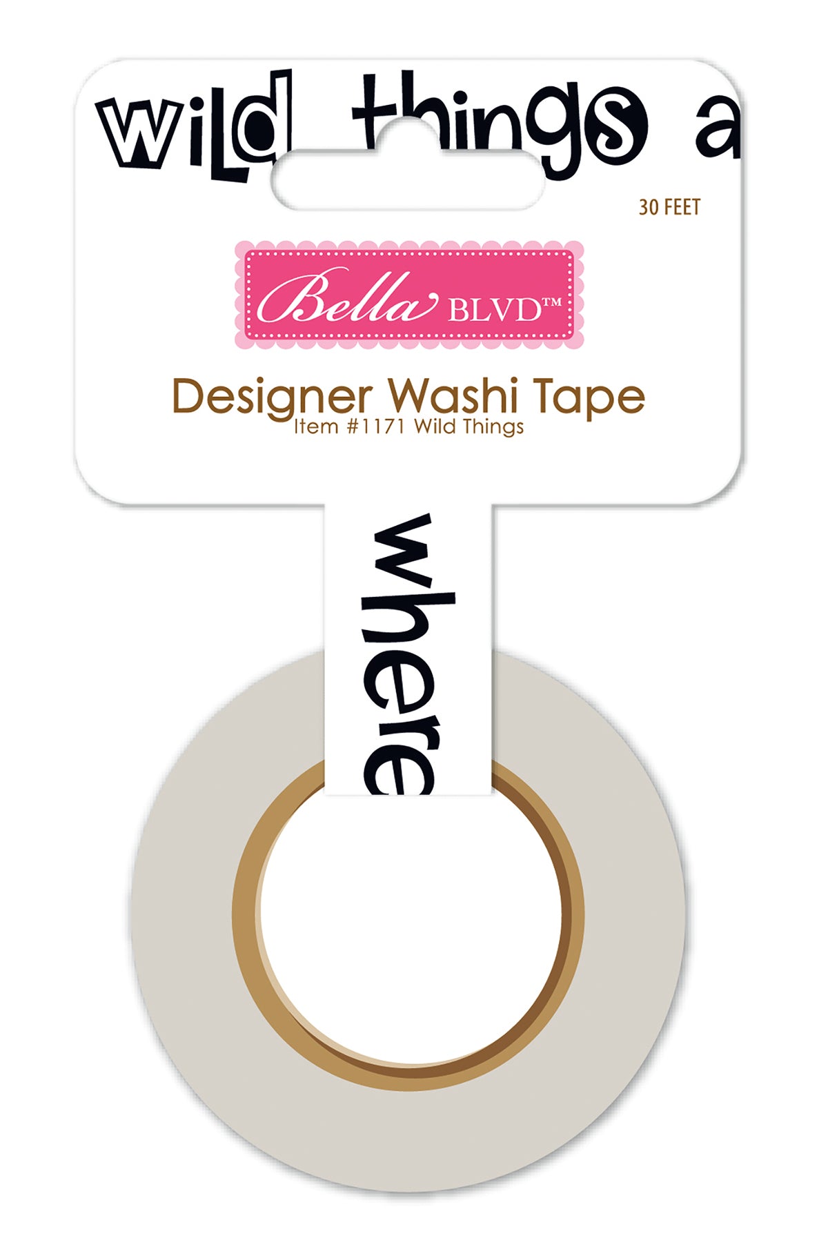 Bella Blvd - Zoo Day Collection - Washi Tape - Wild Things