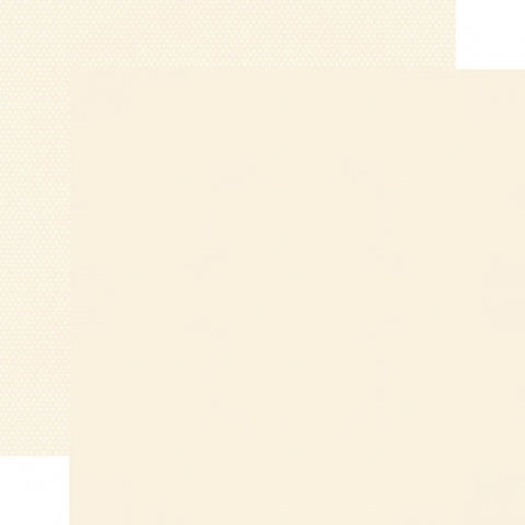 Simple Stories - Color Vibe Collection - 12 x 12 Double Sided Paper - Cream