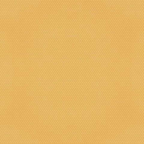Simple Stories - Color Vibe Collection - 12 x 12 Double Sided Paper - Mustard