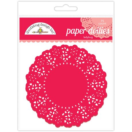 Doodlebug 4" Doilies - Ladybug