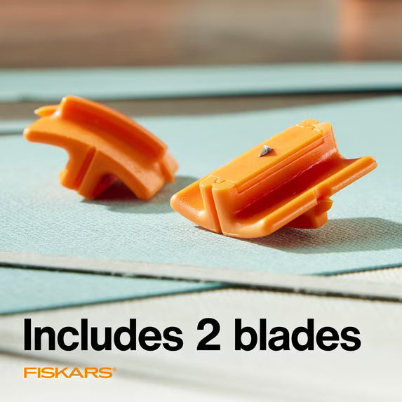 Fiskars – High Profile TripleTrack Trimmer Blades – Titanium Straight Blade (2 Pack)