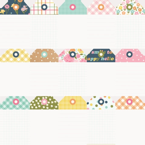 Simple Stories - Fresh Air Collection - 12 x 12 Double-Sided Paper - Tag Elements