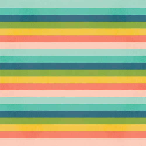 Simple Stories - Summer Snapshots Collection - 12 x 12 Double-Sided Paper - Keep It Sunny