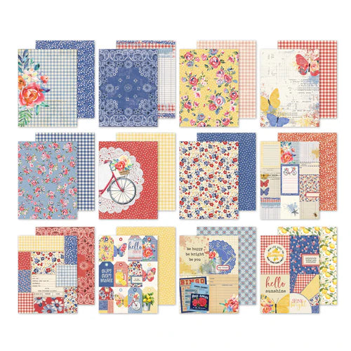 Simple Stories - Simple Vintage Linen Market Collection - 6 x 8 Paper Pad