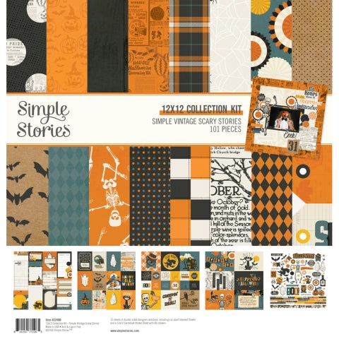 Simple Stories - Simple Vintage Scary Stories 12 x 12 Collection Kit