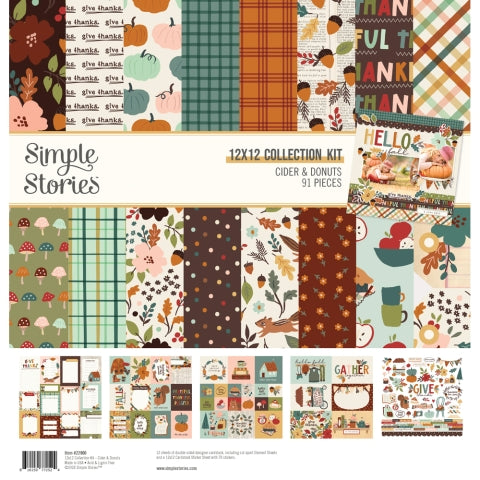 Simple Stories - Cider & Donuts - 12 x 12 Collection Pack