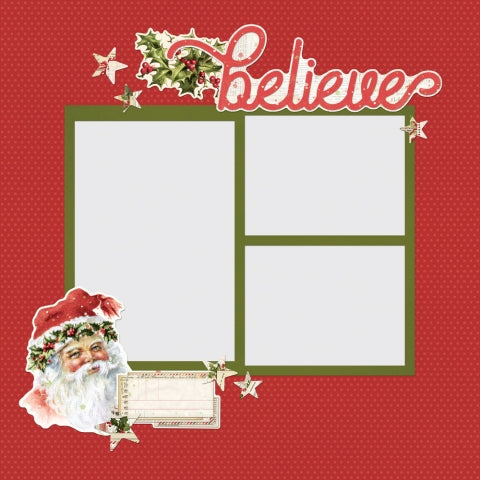 Simple Stories - Simple Pages Collection - Page Pieces - Simple Vintage Yuletide