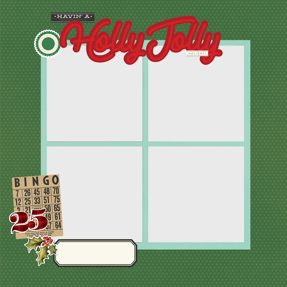 Simple Stories - Simple Vintage Holly Jolly Collection - Simple Page Pieces