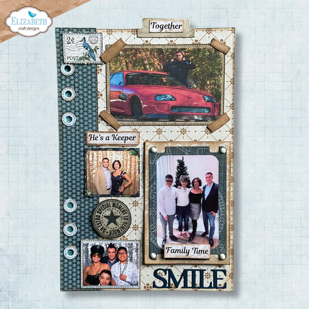 Elizabeth Craft Designs - Delightful Discovery Collection - Dies - Pocket Page Inserts 2