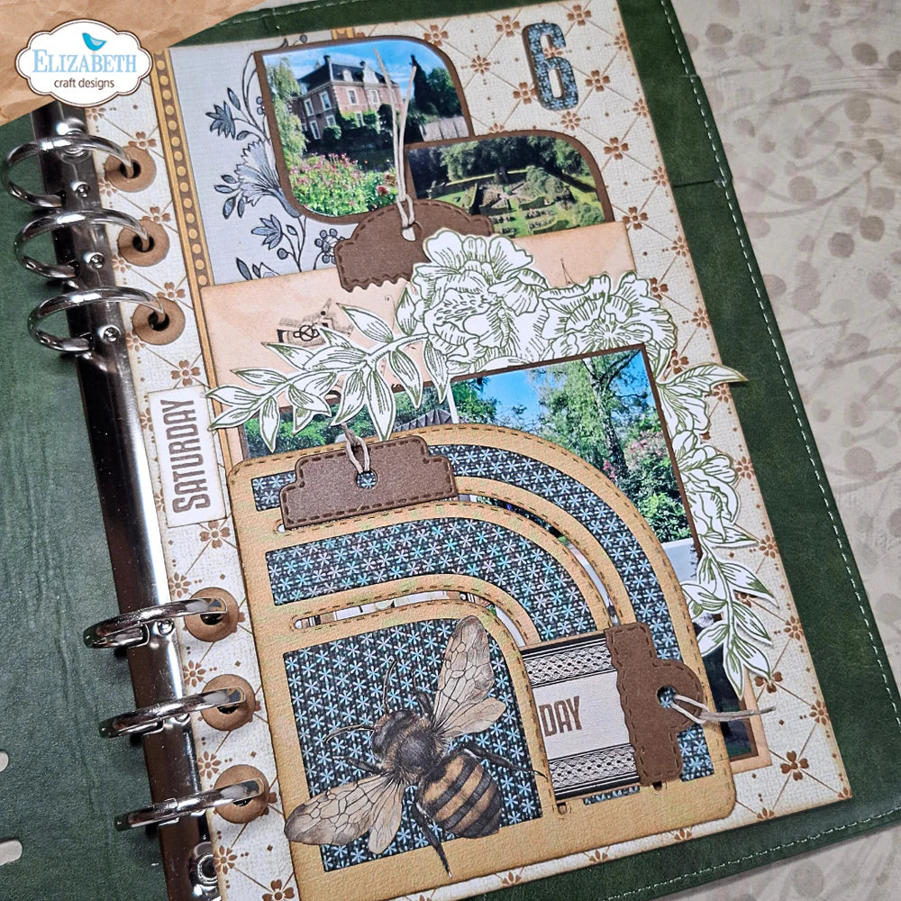 Elizabeth Craft Designs - Delightful Discovery Collection - Dies - Rounded Pocket With Tags