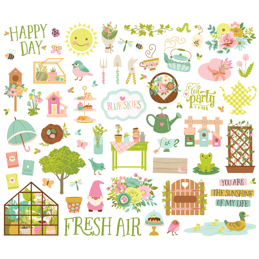 Simple Stories - Tea Garden - Bits & Pieces