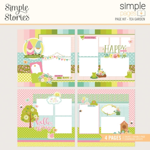 Simple Stories - Simple Pages Page Kit - Tea Garden