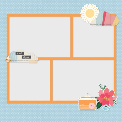 Simple Stories - Sunny Days Collection - Simple Pages Page Pieces