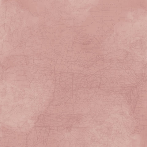 Simple Stories - Simple Vintage Woodlands - 12 x 12 Double-Sided Cardstock - Desert Rose