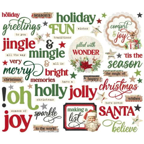 Simple Stories - Simple Vintage Believe Sentiments Bits & Pieces