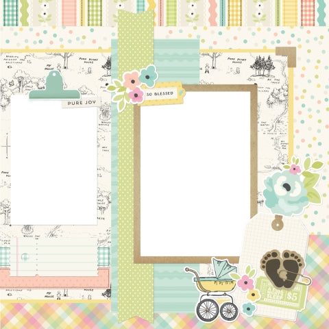 Simple Stories - Say Cheese Classic Pooh Baby Collection - Simple Pages Page Kit