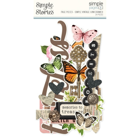 Simple Stories - Simple Vintage Junk Drawer Collection -Simple Page Pieces