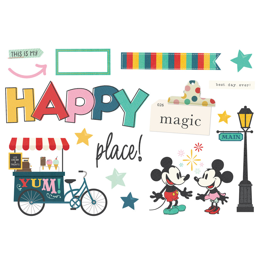 Simple Stories - Say Cheese Happiest Place Collection - Simple Pages - Page Pieces