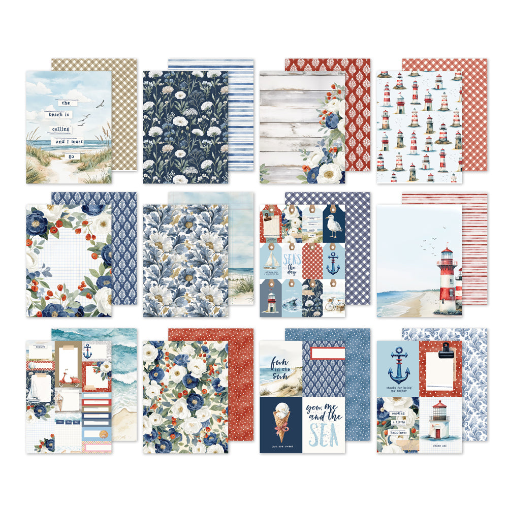 Simple Stories - Sand And Sea Collection - 6 x 8 Paper Pad