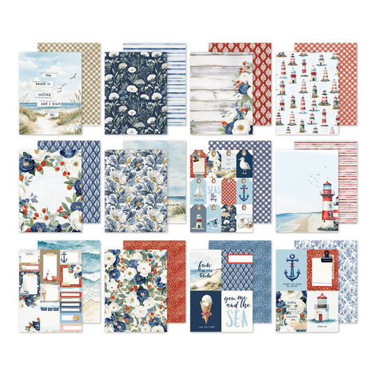 Simple Stories - Sand And Sea Collection - 6 x 8 Paper Pad
