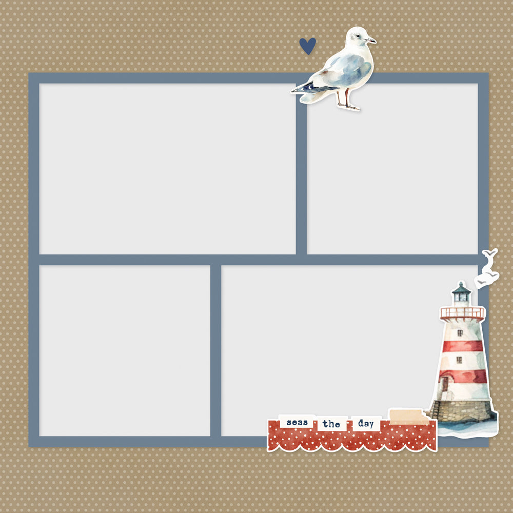 Simple Stories - Simple Vintage Sand And Sea Collection - Simple Page Pieces